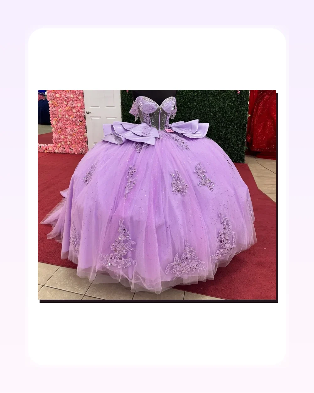 Rapunzel lila con moños