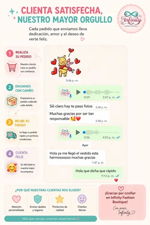 Clienta satisfecha, nuestro mayor orgullo · imagen 1 de 1