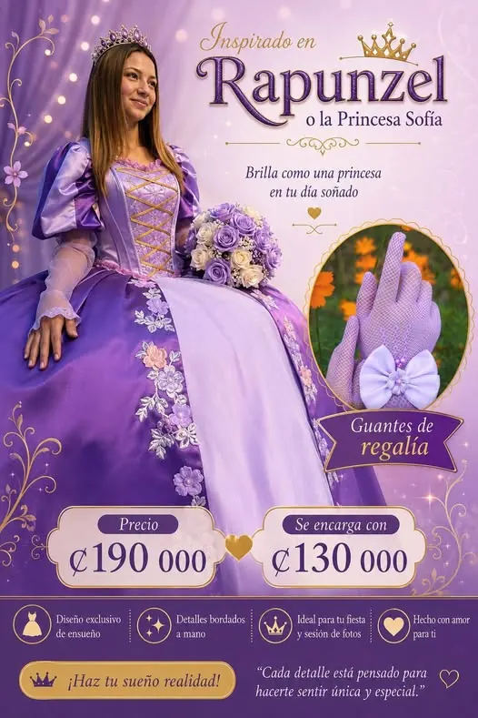 Rapunzel o princesa Sofía · sueños de cuento