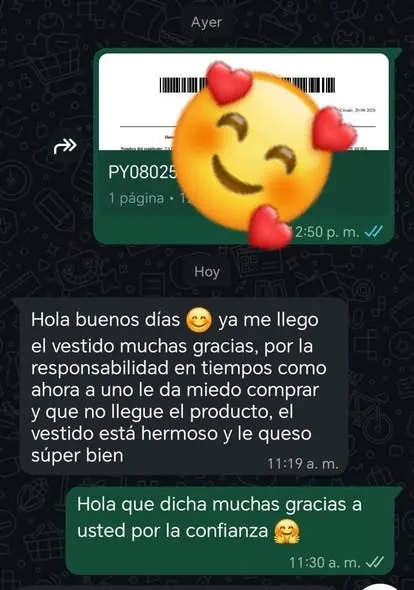 La alegría de recibir el pedido · imagen 1 de 3